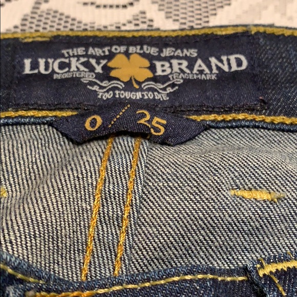 Lucky Brand Jeans Size 25 Skinny - Picture 2 of 6